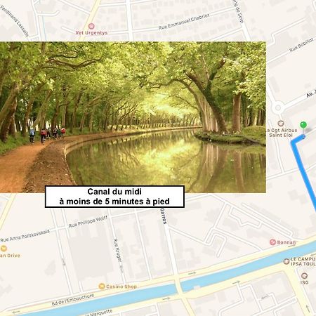 Le Saint Eloi - Studio Avec Parking Toulouse Centre Apartment Bagian luar foto